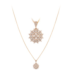 The Vintage Diamond Cluster Necklace