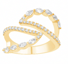 Intersecting Diamonds Ring- Cyber Monday Flash Sale $1000 OFF!