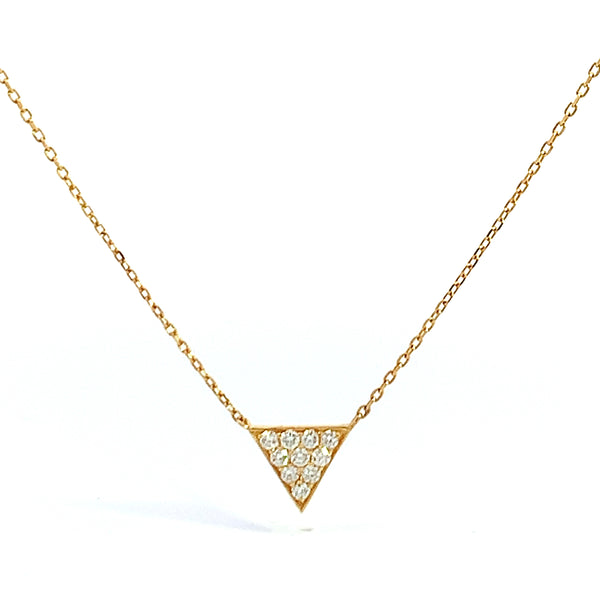 The Pave Triangle Necklace- 50% OFF!