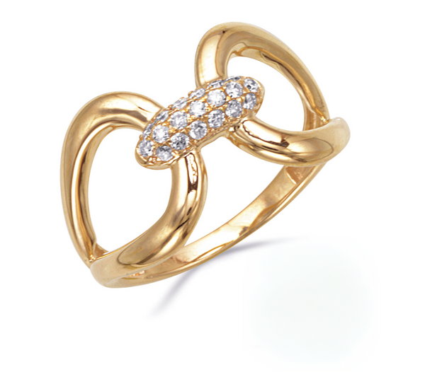 Interlocked with Diamonds Ring- 15% OFF!